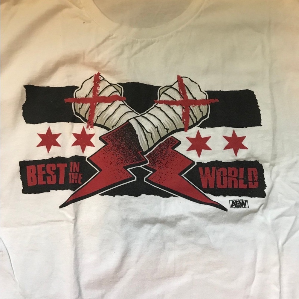 Hanes White Graphic Tee - Best in the World